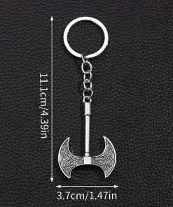 Елегантен ключодържател, за кола - древна брадва 2