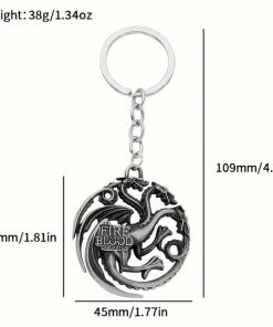 Ключодържател за кола - Game of Thrones Таргериен 2