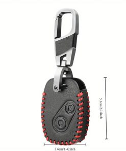 Кожен калъф за ключ на автомобил Honda 2