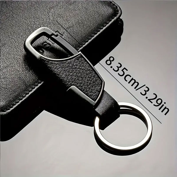 Луксозен кожен ключодържател за кола 2