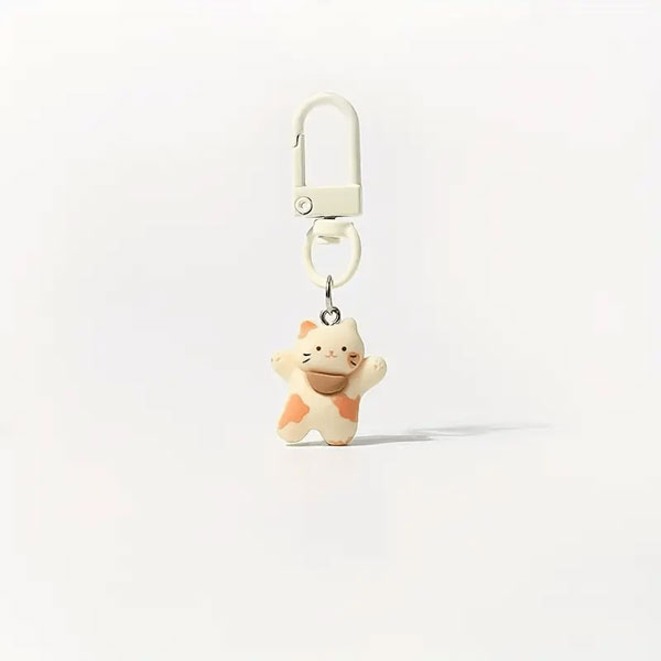 Елегантен ключодържател, за кола - сладко коте 3