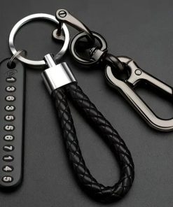 Ключодържател за кола с телефонен номер, против загуба