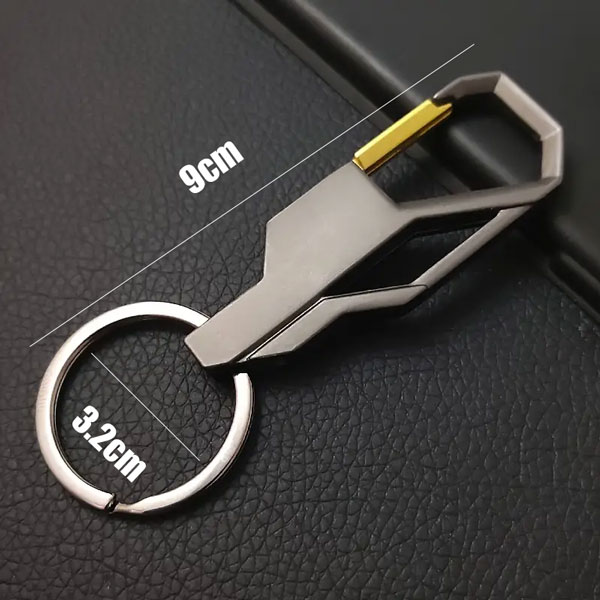 Стилен алуминиев ключодържател за кола 2