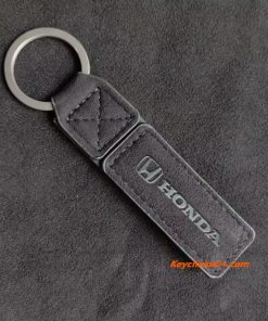 ключодържател за кола от кожа и велур Honda